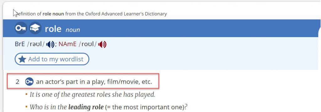 character role差別：role 英文說明