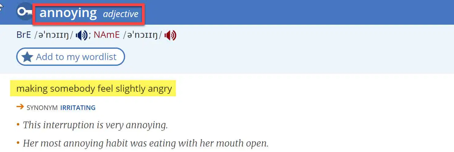 ing ed 差別：annoyed vs. annoying_煩討厭英文